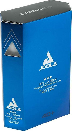 Joola Flash Tischtennisbälle 6 Stück Weiß