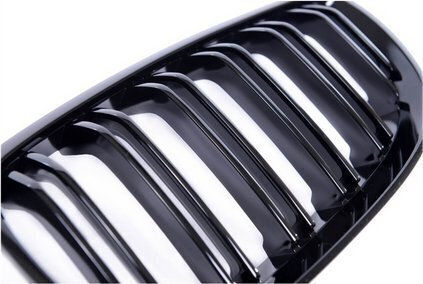 Mtuning Σπορ Μάσκα Διπλές Γρίλιες Gloss Black Bmw 3 E92 E93 Πριν Facelift 2005-2010