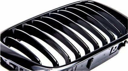 Mtuning Σπορ Γρίλια Μονές Νευρώσεις Gloss Black Bmw 3 E46 Compact Πριν Facelift 1998-2001