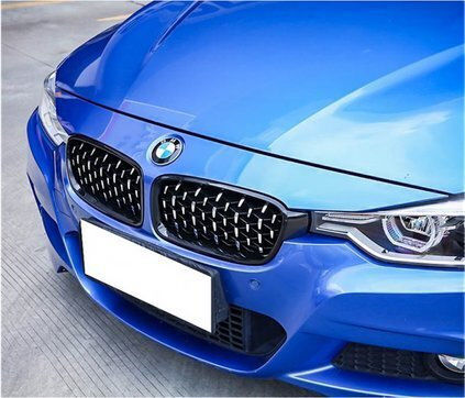 Mtuning Sports Grill Gloss Black & Chrome Bmw 3 F30 F31 2011-2019