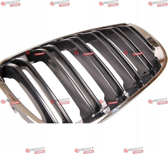 Mtuning Σπορ Μάσκα Διπλές Γρίλιες Chrome & Black Bmw 3 E92 E93 Πριν Facelift 2005-2010