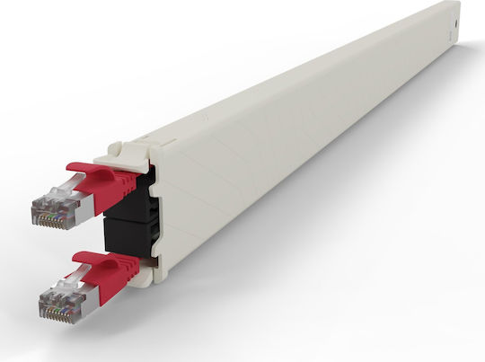 Patchbox U/FTP (STP) Cat.6a (Gigabit) Καλώδιο Δικτύου Ethernet 1.8m Κόκκινο