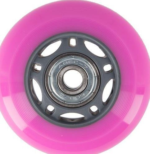 Nils Extreme Pu 64x24 82a 4pcs Pink + Abec-7 8pcs Nils Extreme Set