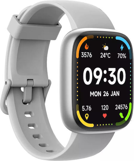 MaxCom Ecowatch 6 46mm with Heart Rate Monitor (Silver)