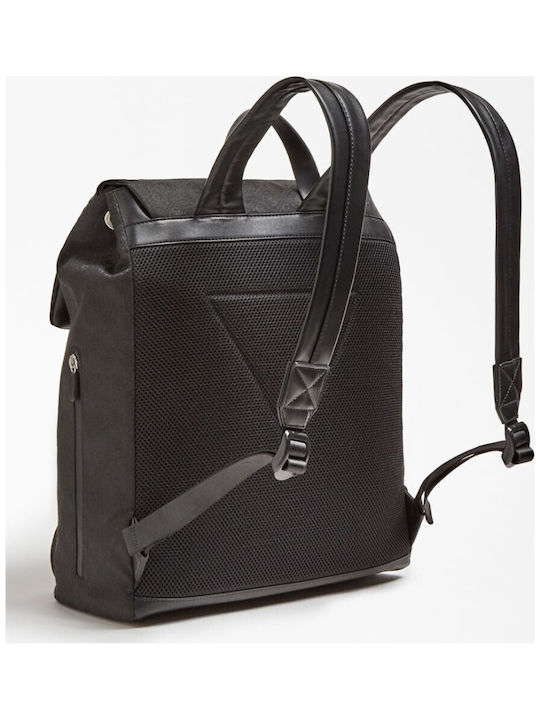 Guess Salameda Polyester Backpack Black Laptop Compartment Unisex Guess Salameda Polyester Backpack Black Laptop Compartment Unisex
