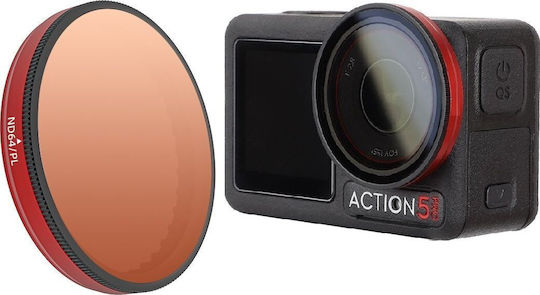 Хибриден филтър 2 1 поляризиращ PL ND64 DJI Osmo Action 5 Pro 5Pro 4 3 Fi903-64P