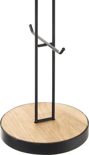 Orion Metallic Mug Stand 15.5x15.5x40cm Black