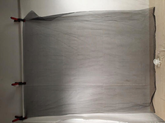 Tesa Mosquito Net Window with Velcro Fixed Stainless Steel Gray 180x150cm