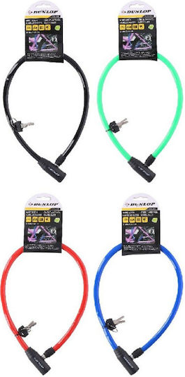 Dunlop Bicycle Lock Device 4x650 Mm Green