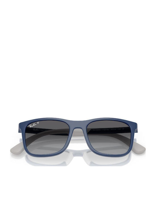 Ray Ban Τετράγωνα Παιδικά Γυαλιά Ηλίου με Polarized Φακό Μπλε