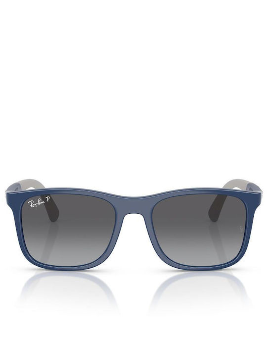 Ray Ban Τετράγωνα Παιδικά Γυαλιά Ηλίου με Polarized Φακό Μπλε