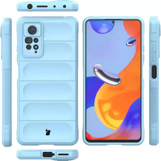 Bizon Tur Back Cover Tempered Glass 2mm Γαλάζιο (Redmi Note 11 Pro)