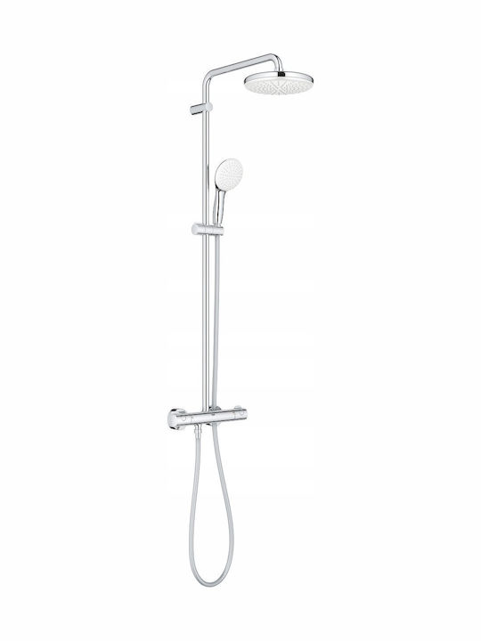 Grohe Στήλη Ντουζ χωρίς Μπαταρία Ασημί