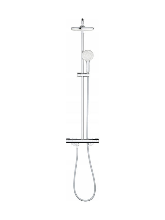 Grohe Στήλη Ντουζ χωρίς Μπαταρία Ασημί
