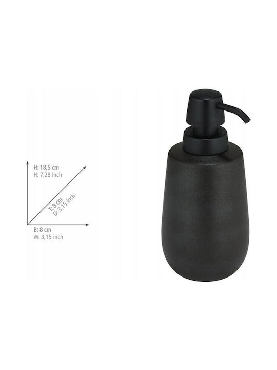 Wenko Dispenser Ceramică Negru 490ml