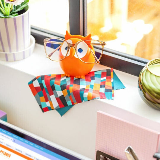 Pylones Glasses Stand in Orange color 1pcs
