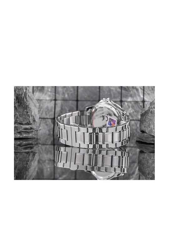 Skmei Herrenuhr Batterie mit Silber Metallarmband
