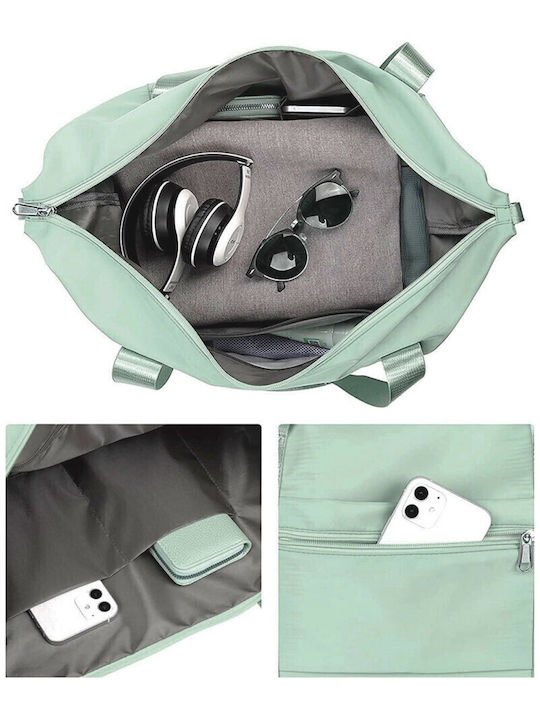 ATL Geantă De Plajă Din Material Textil Verde