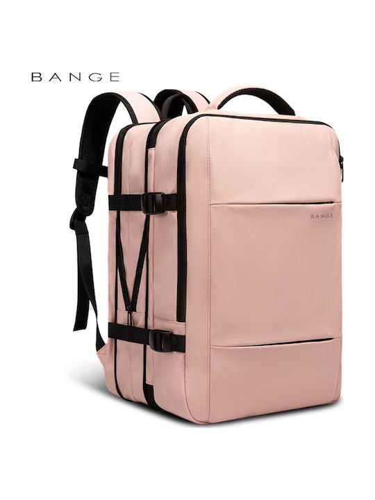 Bange 1908 Wasserdichte Rucksack für Laptop 17.3" mit USB-Anschluss in Rosa Farbe