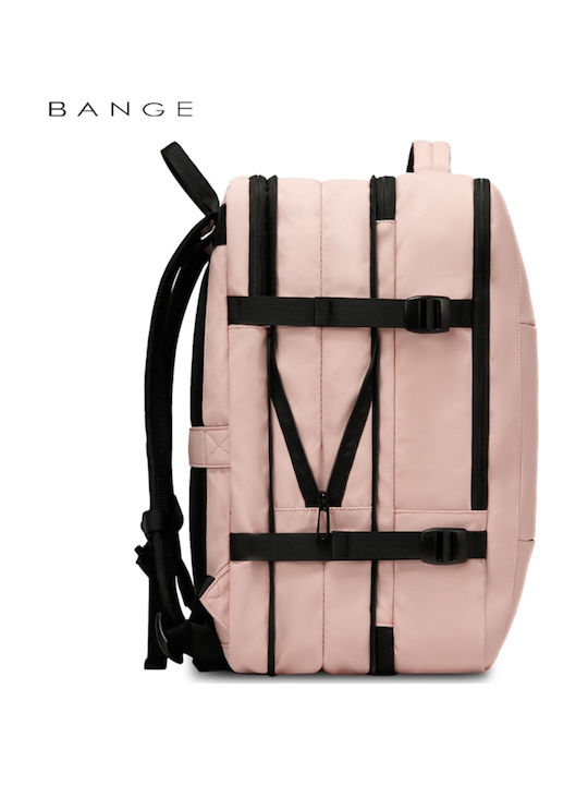 Bange 1908 Wasserdichte Rucksack für Laptop 17.3" mit USB-Anschluss in Rosa Farbe