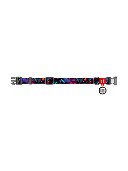 Collar Wau Dog Ναϊλον Περιλαιμιο Qr Ετικετα 15mm/25-35cm Ατελειωτοι Κοσμοι
