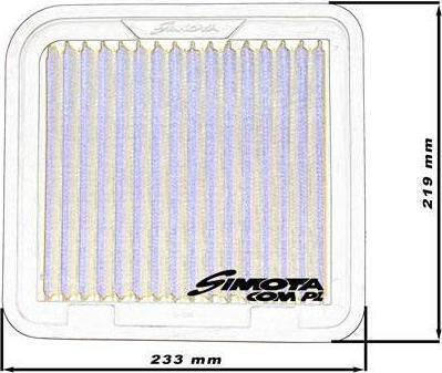 Filtru Admisie Simota Om005 233x219mm