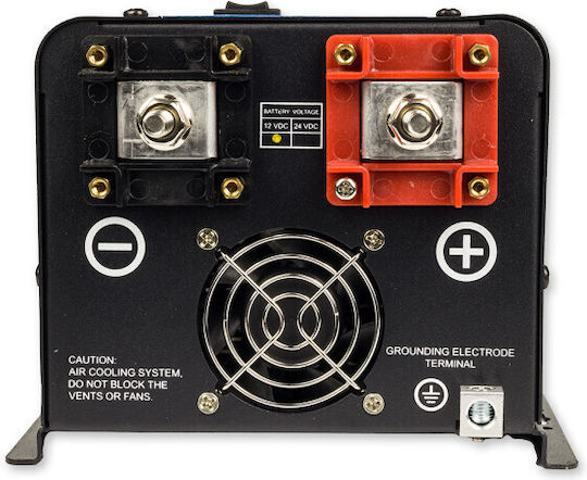 Volt Polska Inverter Αυτοκινήτου Καθαρού Ημιτόνου 1500W για Μετατροπή 12V DC σε 230V AC