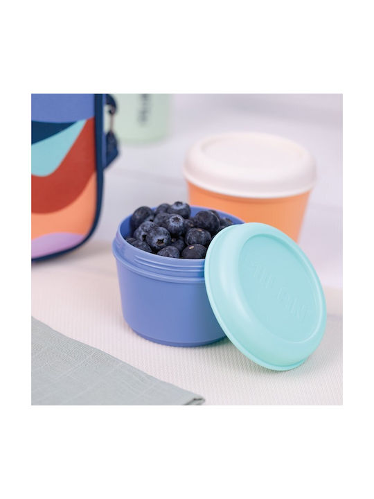 Milan Plastic Lunch Box Orange 250ml