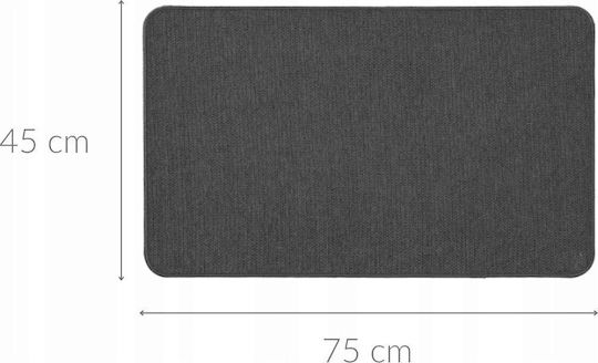 Douceur d'Intérieur Ορθογώνιο Χαλάκι Κουζίνας 75x45cm Γκρι Douceur d'Intérieur Ορθογώνιο Χαλάκι Κουζίνας 75x45cm Γκρι