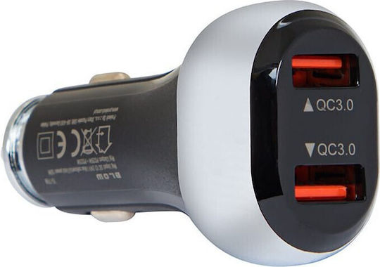 Blow Încărcător Auto 36W cu Porturi: 2xUSB