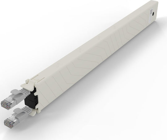 Patchbox U/FTP (STP) Cat.6a (Gigabit) Мрежов Кабел Ethernet 0.8м Сив