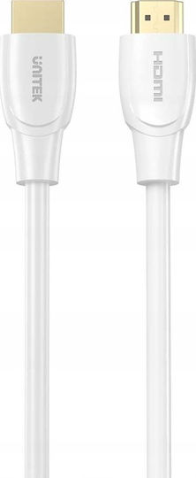 Unitek HDMI 2.0 Премиум Високоскоростен 4K 60Hz HDR Кабел HDMI Мъжки - HDMI Мъжки 3м Бял