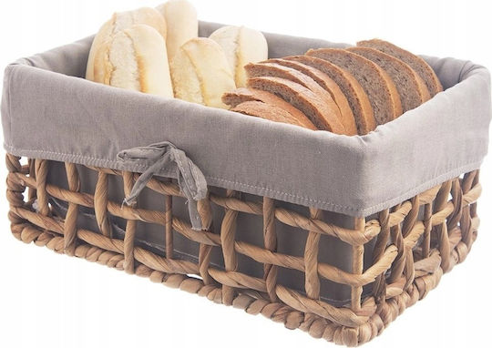 Orion Καλάθι Αποθήκευσης Rattan Γκρι 30.5x20.5x15cm