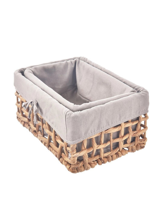 Orion Aufbewahrungskorb Rattan Gray 30.5x20.5x15cm 1Stück