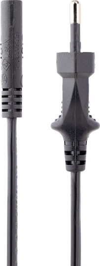 Cablu de alimentare Startech Shuko C7 2m Negru