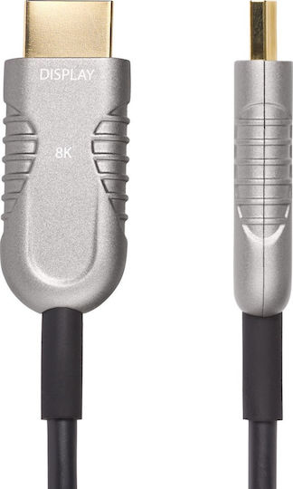 StarTech HDMI 2.1 Ultra High Speed 48Gbps 4K 120Hz HDR VRR Cable HDMI male - HDMI male 15.2m Μαύρο