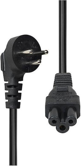 Καλώδιο Τροφοδοσίας Proxtend Proxtend Power Cord Israel To C5 2m Μαύρο