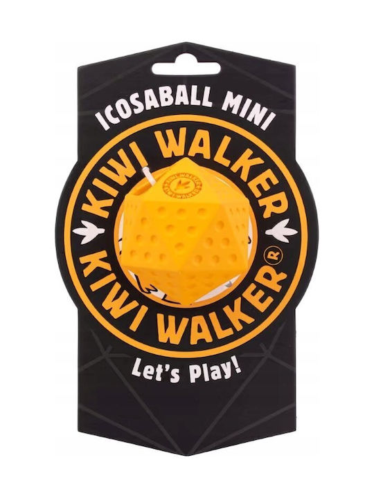 Kiwi Walker Let's Play Παιχνίδι Σκύλου από Καουτσούκ Πορτοκαλί