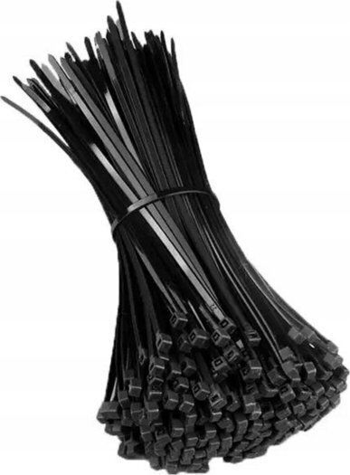Lean Toys Legătură Cablu Din Plastic 200mmx2.5mm În Culoare Neagră 1 Buc