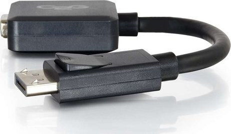 C2G Конвертор DisplayPort мъжки към VGA женски Черен 1бр