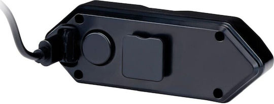 Dunlop Hinteres Fahrrad-LED-Anzeigelicht USB Wiederaufladbar