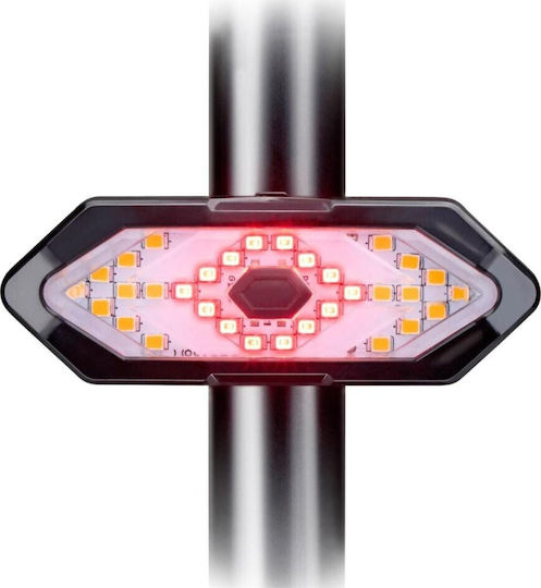 Dunlop Hinteres Fahrrad-LED-Anzeigelicht USB Wiederaufladbar