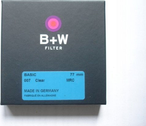 B+W Lens Filter Clear Diameter 77mm with MRC Coating Scratch Resistant for Photography Lenses