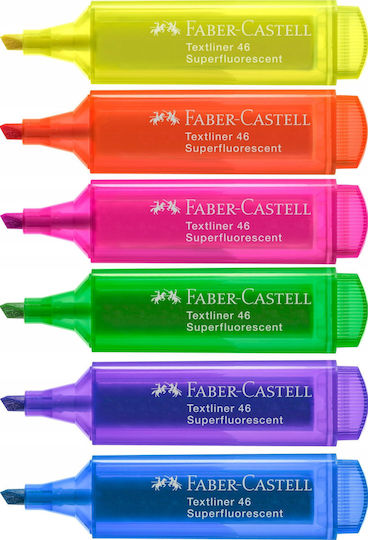 Teka Neon Marker 6 Colors Faber Castell