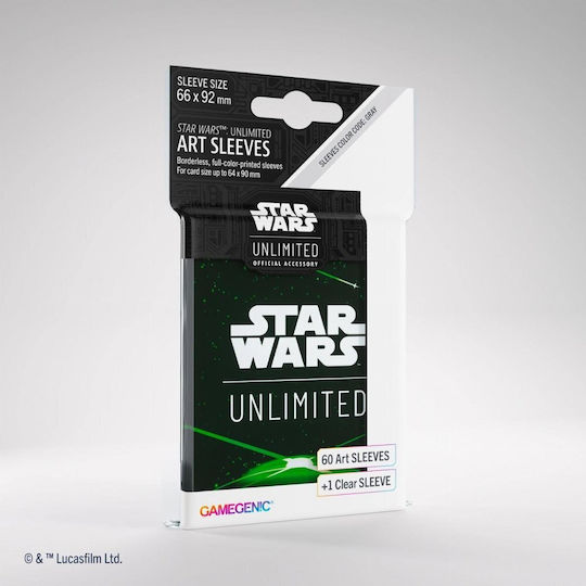 Gamegenic Standard Size Star Wars Card Sleeves Standard Size 60pcs Green
