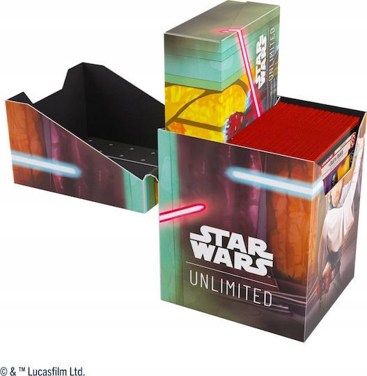 Gamegenic Soft Crate - Krieg der Sterne Unbegrenzte Edition: Obi-wan Kenobi/darth Maul Star Wars Deck Box Standardgröße