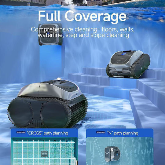 Wybot C1 Wireless Wireless Pool Robot Cleaner Bottom Walls Waterline