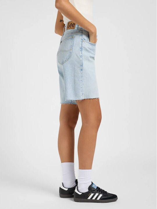 Damen Bermuda Jean Hellblau
