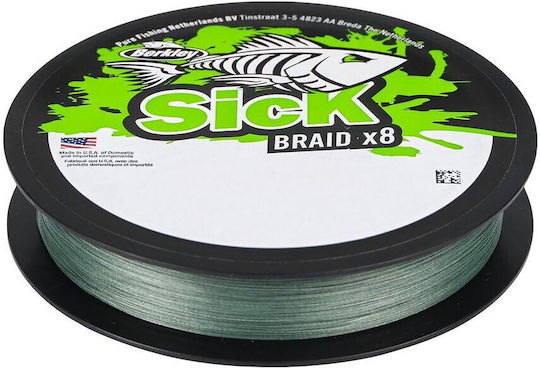 Berkley Sick Braid + Fluoro Two In One Line 0.08mm 6.0kg 150m Fc 0.25mm 4.9kg 50m