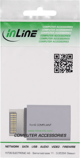 Inline USB 3.2 Adapter Internes USB-E Frontpanel Stecker auf USB-C Buchse